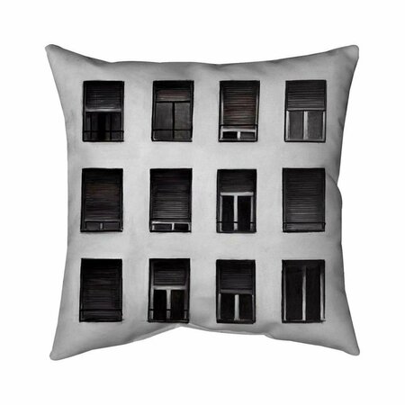BEGIN HOME DECOR 20 x 20 in. Windows-Double Sided Print Indoor Pillow 5541-2020-CI274